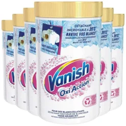 6x Vanish Oxi Action Wasbooster Poeder Whitening 1410 gr