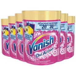 6x Vanish Oxi Action Wasbooster Poeder 940 gr