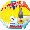 12x Vapona Anti-Mug Muggenstekker Navulling 45 nachten 18 ml