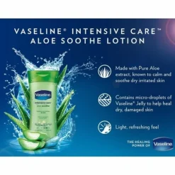 6x Vaseline Bodylotion Aloe Soothe 200 ml