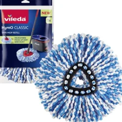 6x Vileda H2Pro Spin Mop Vervanging