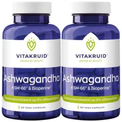 2x Vitakruid Ashwagandha Ksm 90 capsules