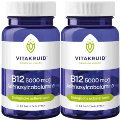 2x Vitakruid B12 Adenosyl 5000 Mcg 60 tabletten