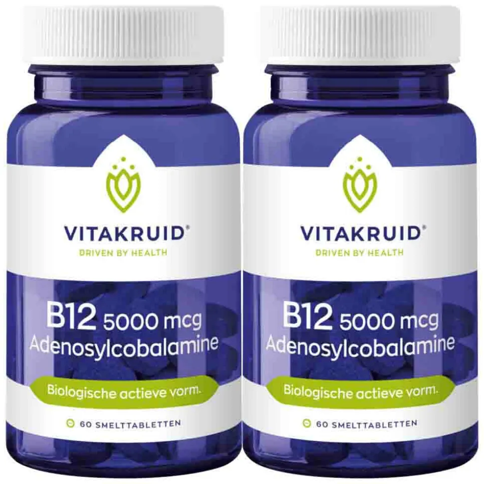 2x Vitakruid B12 Adenosyl 5000 Mcg 60 tabletten