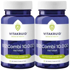 2x Vitakruid B12 Combi 10.000 60 tabletten
