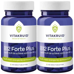 2x Vitakruid B12 Forte Plus 60 tabletten