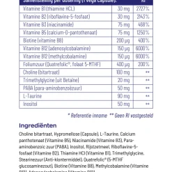 2x Vitakruid B-Complex Actief Zonder B6 90 vegacapsules