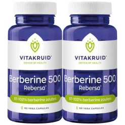 2x Vitakruid Berberine 500 Rebersa 60 vegacapsules