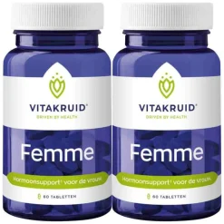 2x Vitakruid Femme 60 tabletten