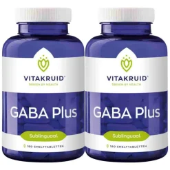 2x Vitakruid Gaba Plus 180 tabletten