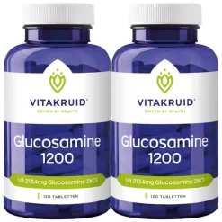 2x Vitakruid Glucosamine 1200 120 tabletten