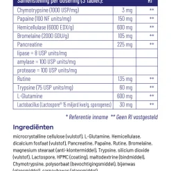 2x Vitakruid Glutazyme Enzymen 90 tabletten