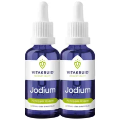 2x Vitakruid Jodium druppels 75 mcg 30 ml