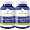 2x Vitakruid Magnesium 200 Citraat 90 tabletten