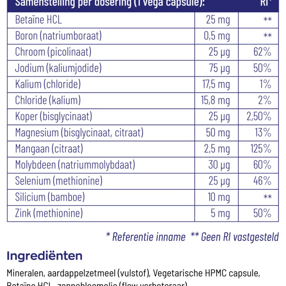 2x Vitakruid Mineralen Compleet 90 capsules