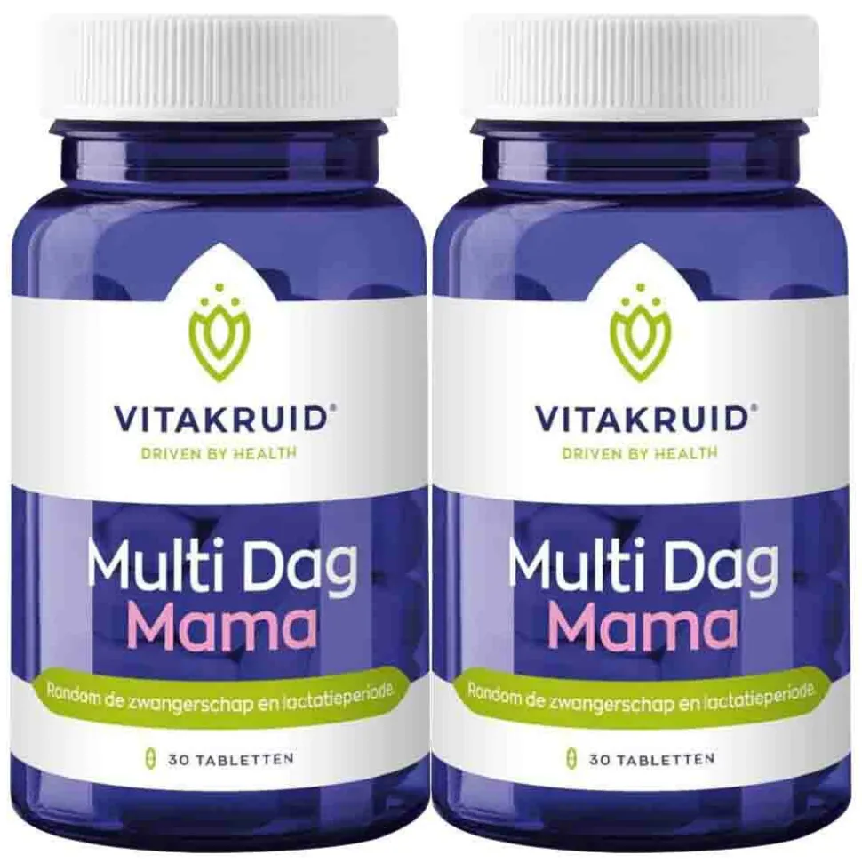 2x Vitakruid Multi Dag Mama 30 tabletten