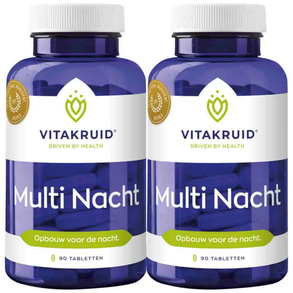 2x Vitakruid Multi Nacht 90 tabletten