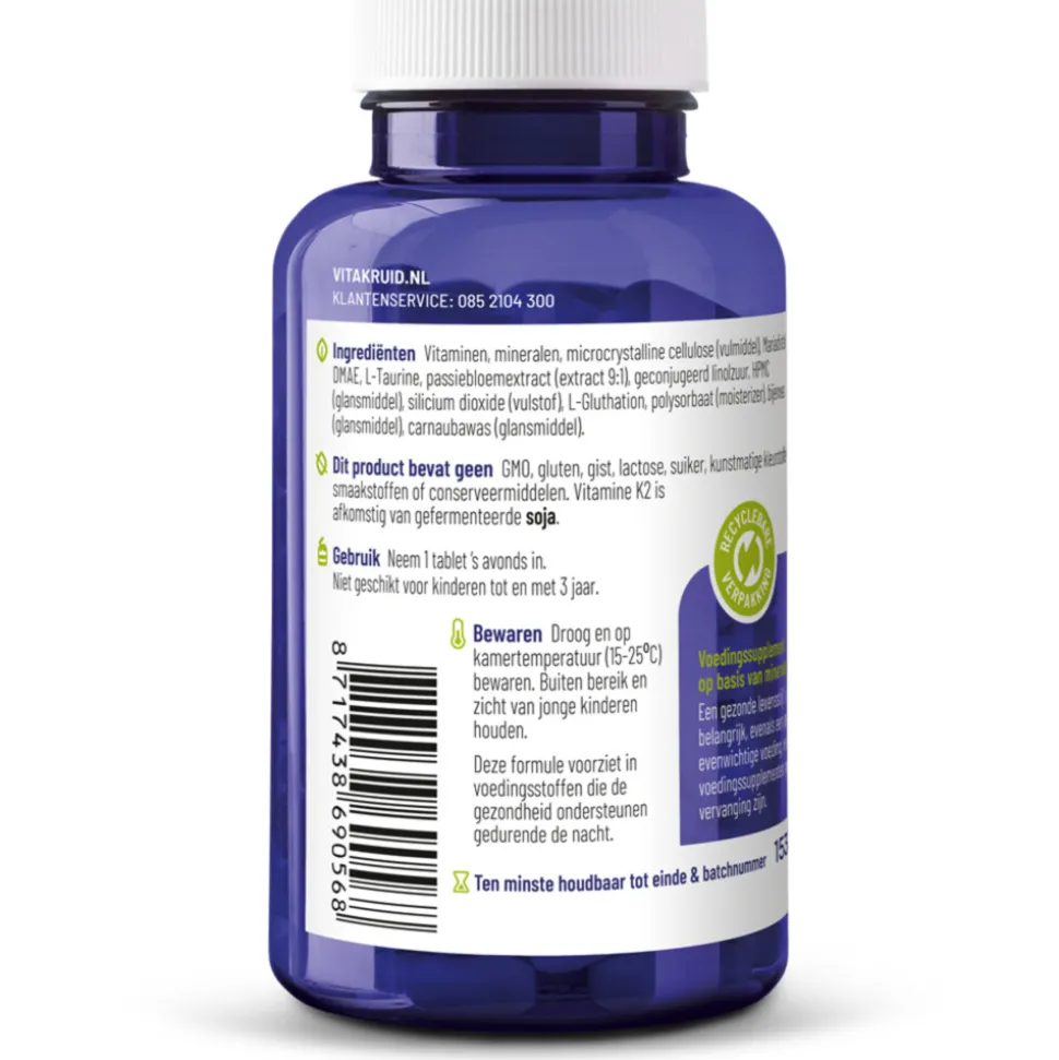 2x Vitakruid Multi Nacht 90 tabletten