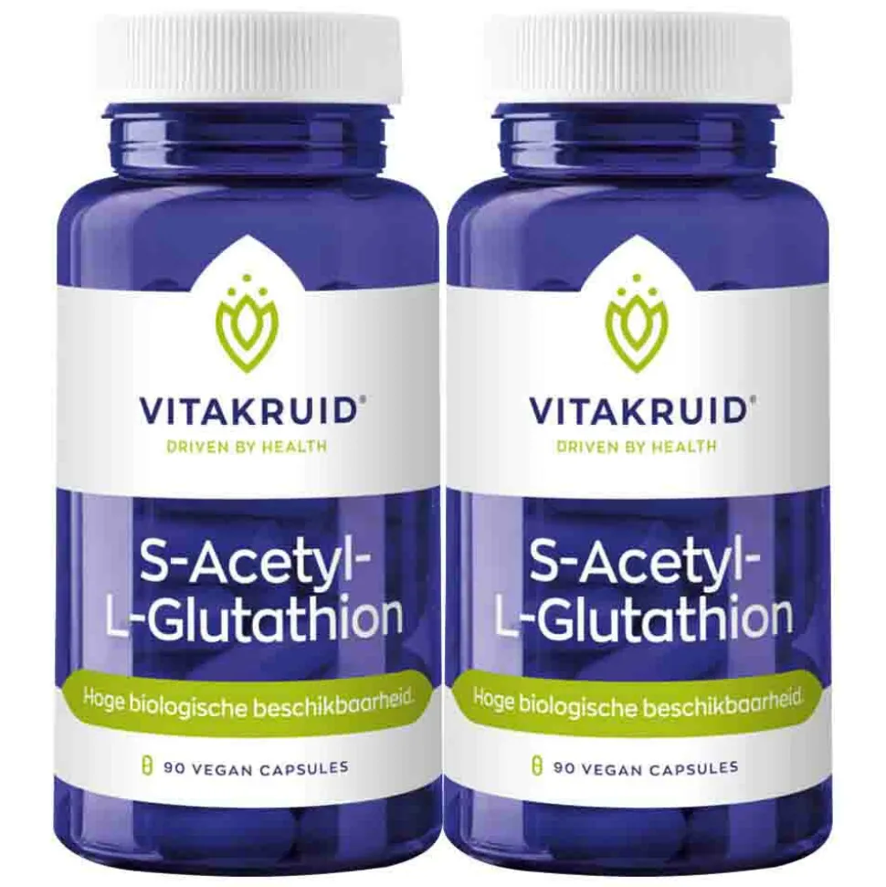 2x Vitakruid S-Acetyl-L-Glutathion 90 vegacapsules