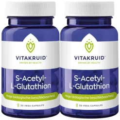 2x Vitakruid S-Acetyl-L-Glutathion 30 vegacapsules