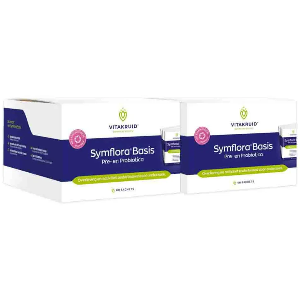 2x Vitakruid Symflora Basis 60 sachets