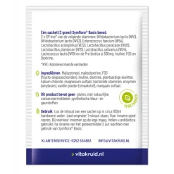 2x Vitakruid Symflora Basis 60 sachets