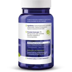 2x Vitakruid Vitamine D3 25 mcg Vegan 120 tabletten