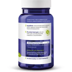 2x Vitakruid Vitamine D3 25 mcg 120 tabletten