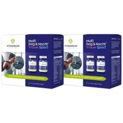 2x Vitakruid Vrouw Sport Multi Dag Nacht 60 tabletten