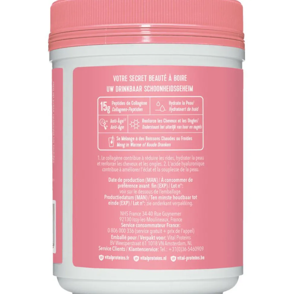 3x Vital Proteins Beauty Collageen Aardbei en Citroen 271 gr