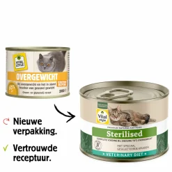 6x Vitalstyle Kattenvoer Blik Overgewicht 200 gr