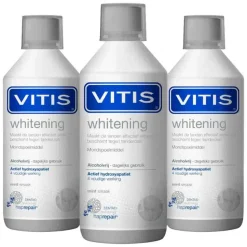 3x Vitis Mondwater Whitening 500 ml