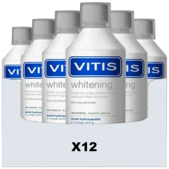 12x Vitis Mondwater Whitening 500 ml