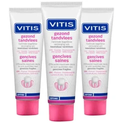 3x Vitis Tandpasta Gezond Tandvlees 75 ml