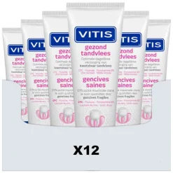 12x Vitis Tandpasta Gezond Tandvlees 75 ml