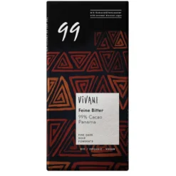 10x Vivani Chocolade Feine Bitter 99% Cacao 80 gr