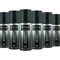 6x Vogue Anti-Transpirant Mystic Black 150 ml