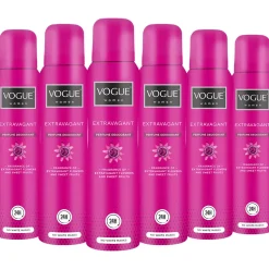 6x Vogue Extravagant Parfum Deodorant 150 ml