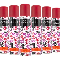 6x Vogue Girl Parfum Deodorant Cats 100 ml