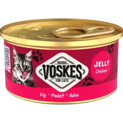 24x Voskes Kattenvoer Nat Gelei Kip 85 gr