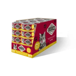 48x Voskes Kattenvoer Nat Tonijn met Geelstaart 85 gr