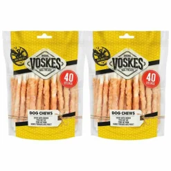 2x Voskes Rawhide Kip Sticks 400 gr