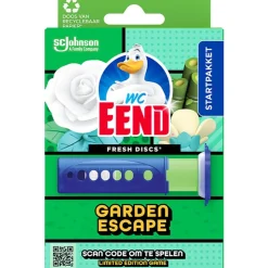 5x WC Eend Fresh Discs Houder Garden Escape 36 ml