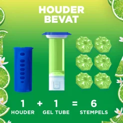 5x WC Eend Fresh Discs Lime Zest 36 ml