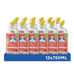 12x WC Eend Toiletreiniger Action Gel Mango Verse 750 ml