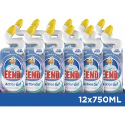 12x WC Eend Toiletreiniger Lavendel Fresh 750 ml