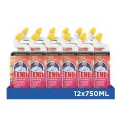 12x WC Eend Toiletreiniger Action Gel Cosmic Peach 750 ml