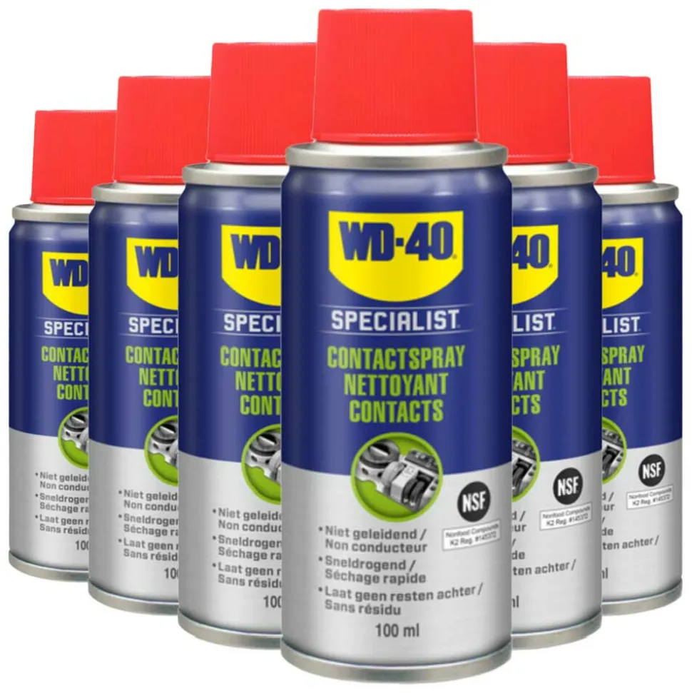 6x WD-40 Specialist® Contactspray 100 ml