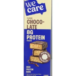 6x WeCare High protein Bars Chocolate 81 gr