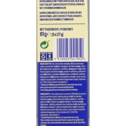 6x WeCare High protein Bars Chocolate 81 gr